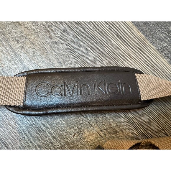 Calvin Klein Extra Large Duffle Bag Vintage Canvas Original Weekend Travel Bag - Picture 12 of 16